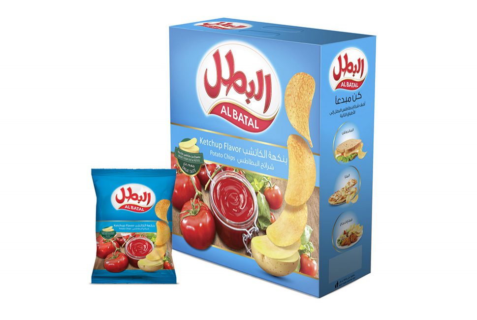 بطاطس البطل بنكهة الكاتشب National Biscuits Confectionery Co Ltd
