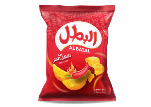 بطاطس البطل بنكهة الفلفل الحار