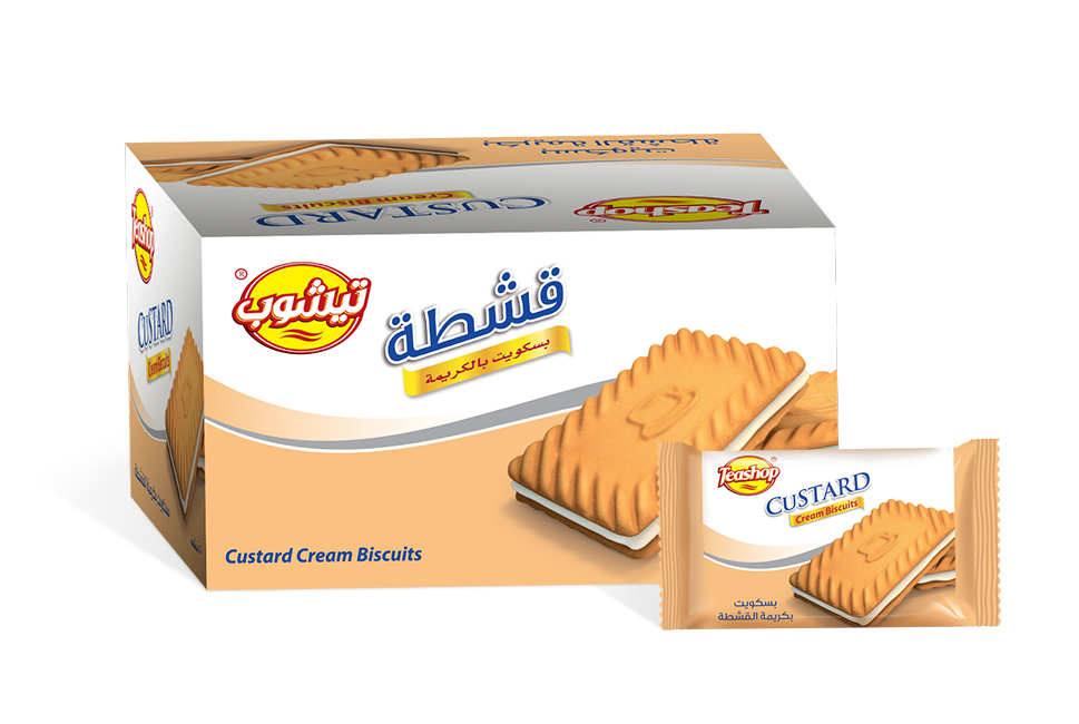 بسكويت تيشوب بالقشطة National Biscuits Confectionery Co. Ltd.