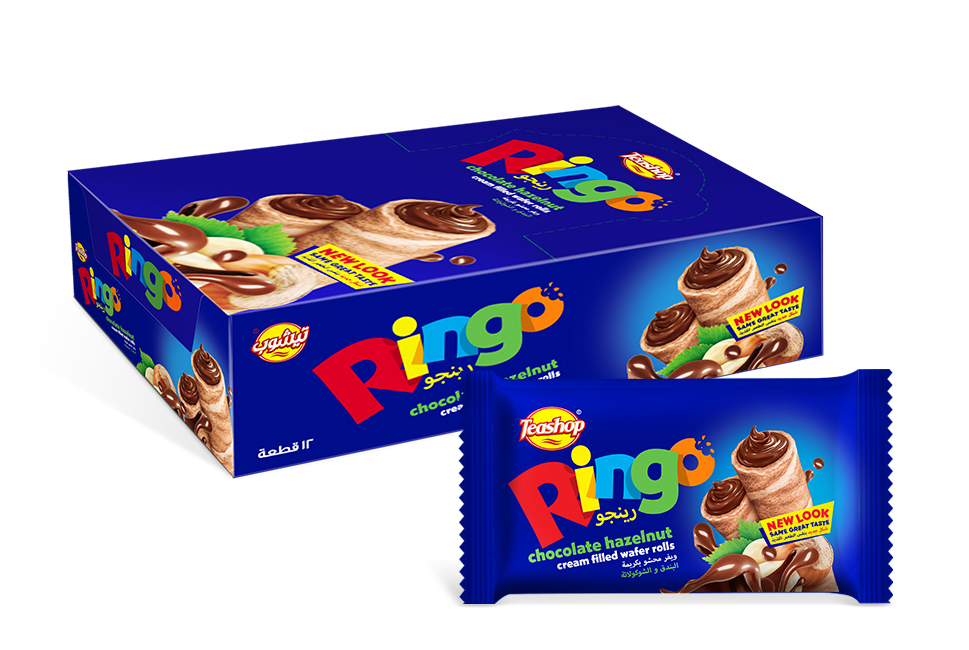 رينجو سادة شوكولاتة وبندق National Biscuits Confectionery Co. Ltd.