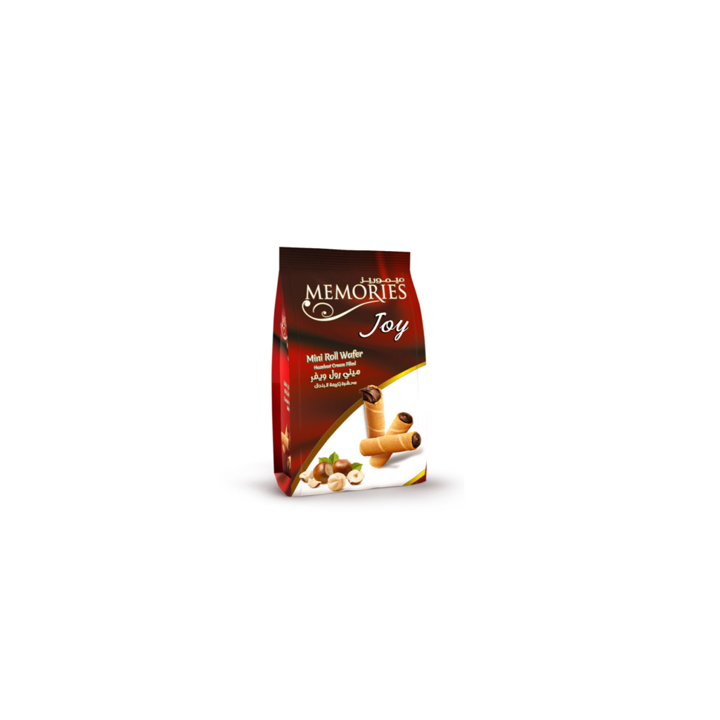 Memories Mini Roll Wafer Hazelnut